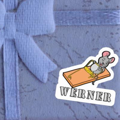 Werner Sticker Fitness-Maus Image