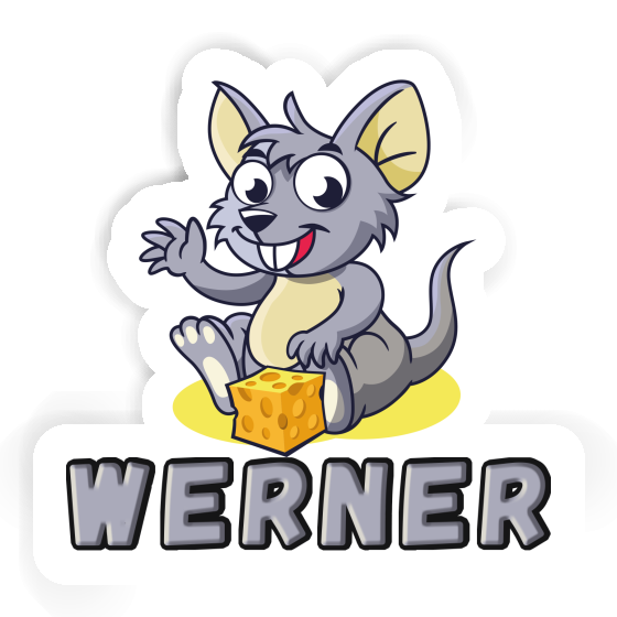 Sticker Werner Mouse Notebook Image