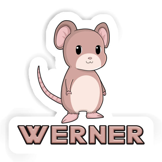 Souris Autocollant Werner Gift package Image