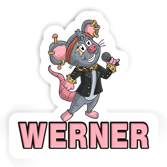 Werner Sticker Singer Image