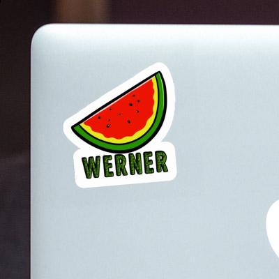 Wassermelone Sticker Werner Laptop Image