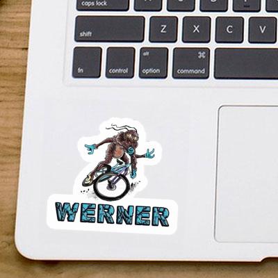 Aufkleber Biker Werner Image