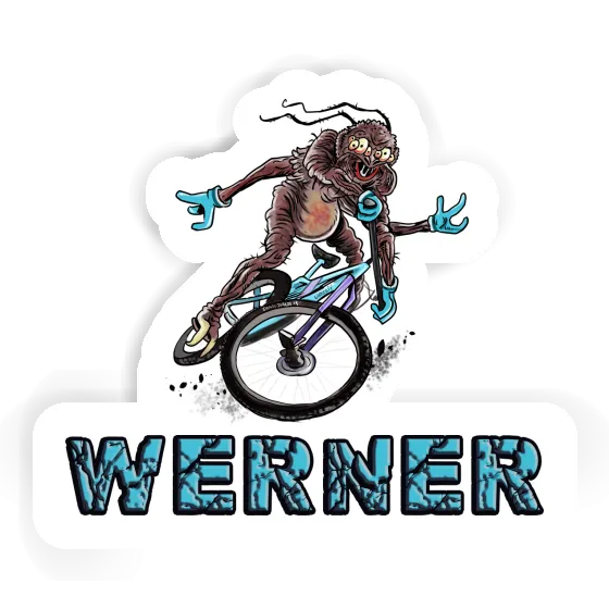 Sticker Biker Werner Notebook Image