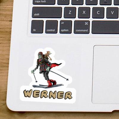 Telemarker Sticker Werner Laptop Image