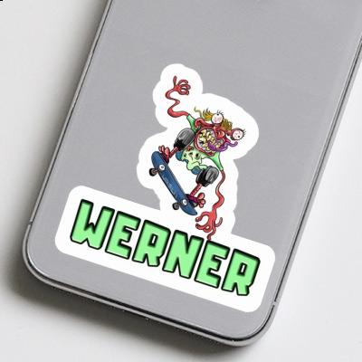 Sticker Skateboarder Werner Gift package Image