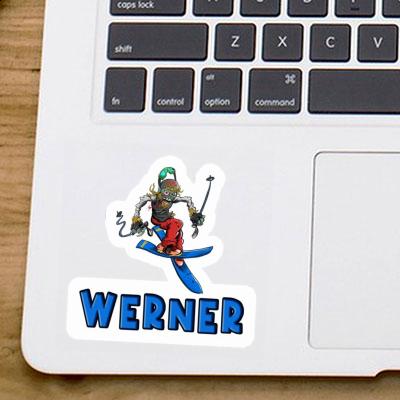 Freerider Autocollant Werner Laptop Image