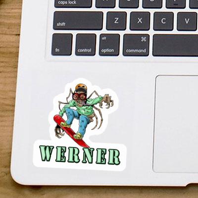 Werner Sticker Freerider Notebook Image