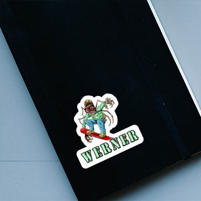 Werner Sticker Freerider Laptop Image