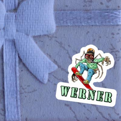Werner Sticker Freerider Laptop Image