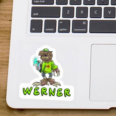 Werner Autocollant Sprayer Notebook Image