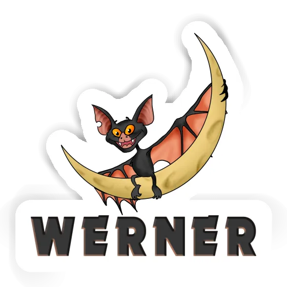 Werner Aufkleber Fledermaus Laptop Image