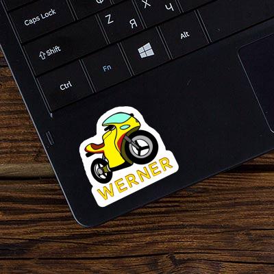 Motorcycle Sticker Werner Laptop Image