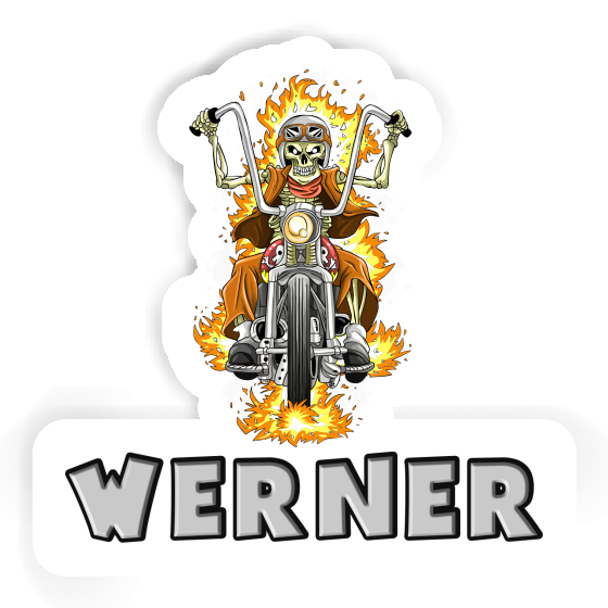 Sticker Motorbike Rider Werner Gift package Image