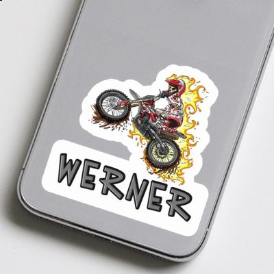 Sticker Dirt Biker Werner Image