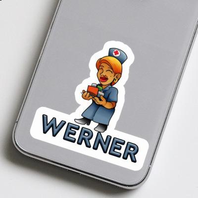 Krankenschwester Sticker Werner Image