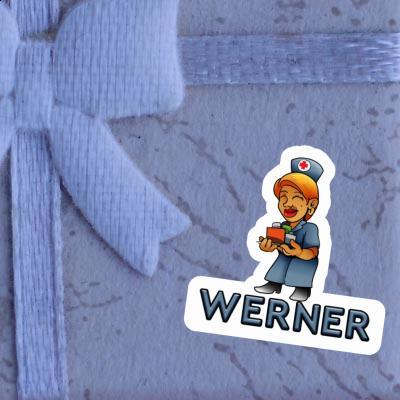 Krankenschwester Sticker Werner Notebook Image