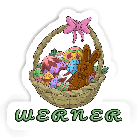 Sticker Easter basket Werner Image