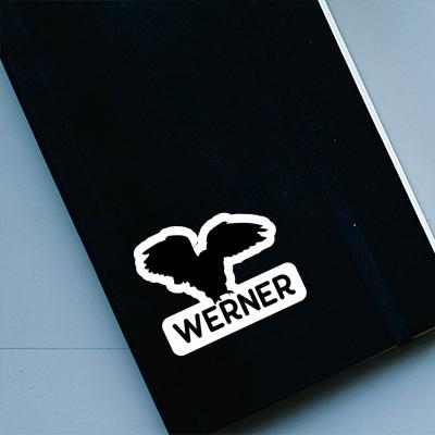 Sticker Eule Werner Laptop Image