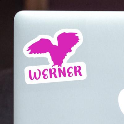 Owl Sticker Werner Notebook Image
