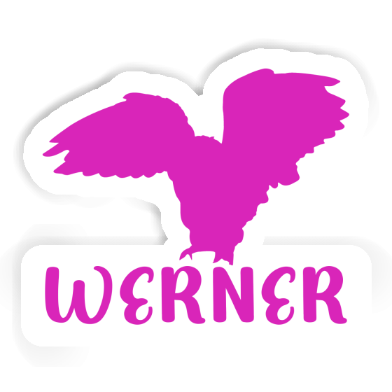 Eule Sticker Werner Notebook Image