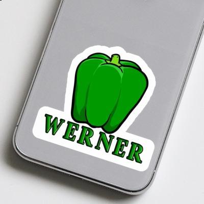 Werner Sticker Paprika Laptop Image