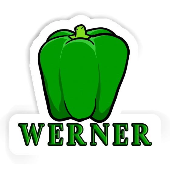 Werner Sticker Paprika Laptop Image