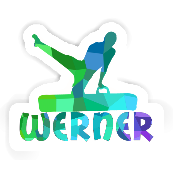 Werner Autocollant Gymnaste Laptop Image