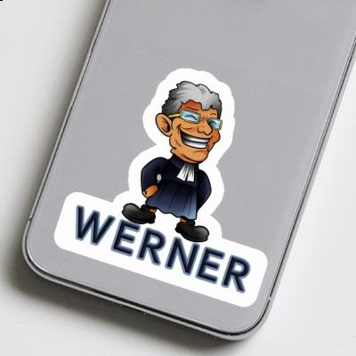 Sticker Werner Priest Gift package Image
