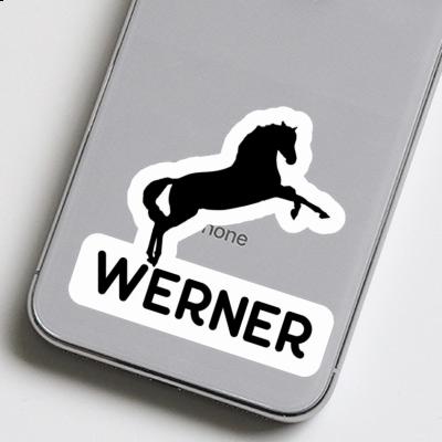 Werner Sticker Pferd Laptop Image