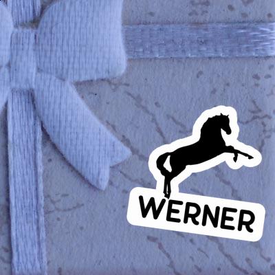 Sticker Horse Werner Laptop Image
