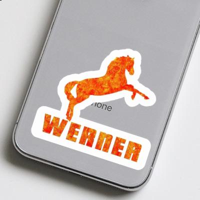 Sticker Horse Werner Laptop Image