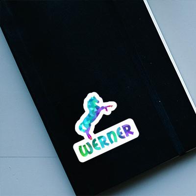 Sticker Pferd Werner Laptop Image