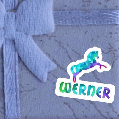 Sticker Pferd Werner Notebook Image