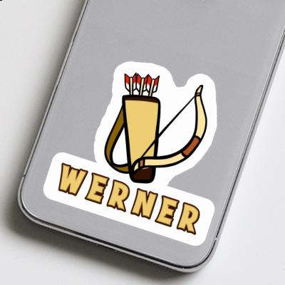 Pfeilbogen Aufkleber Werner Notebook Image