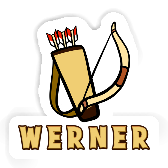 Werner Autocollant Arc à flèche Laptop Image