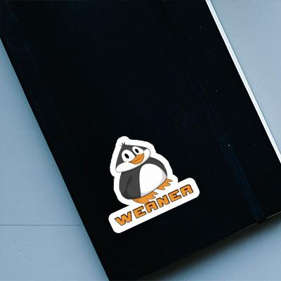 Autocollant Pingouin Werner Laptop Image