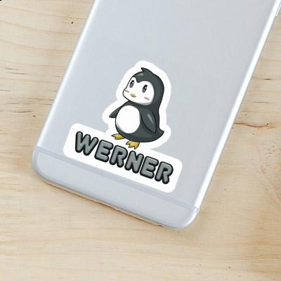 Sticker Pinguin Werner Laptop Image