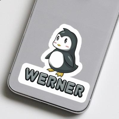 Werner Sticker Penguin Notebook Image