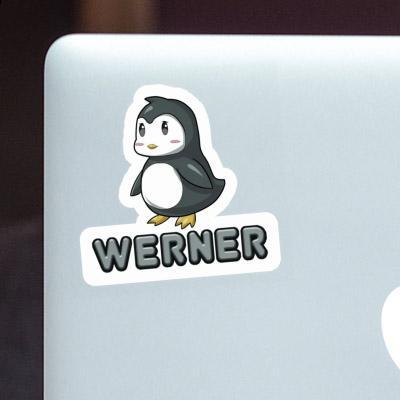 Sticker Pinguin Werner Gift package Image
