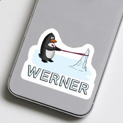 Aufkleber Werner Pinguin Laptop Image