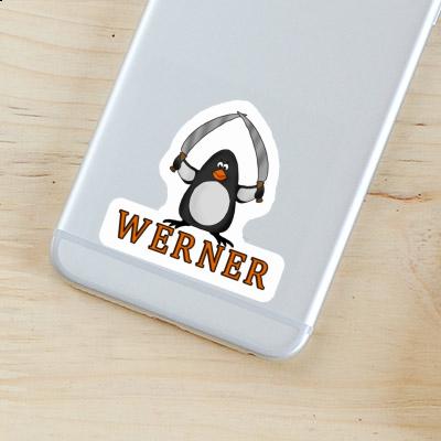 Sticker Werner Pinguin Gift package Image