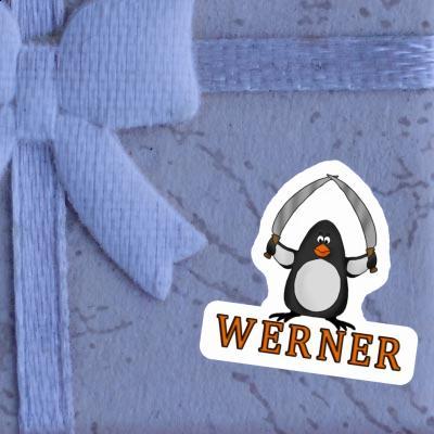 Fighting Penguin Sticker Werner Gift package Image