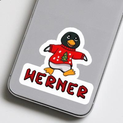 Aufkleber Pinguin Werner Notebook Image