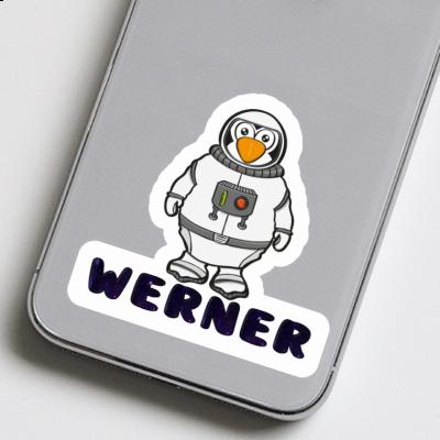 Werner Aufkleber Astronaut Image