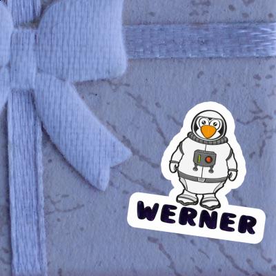 Werner Aufkleber Astronaut Laptop Image