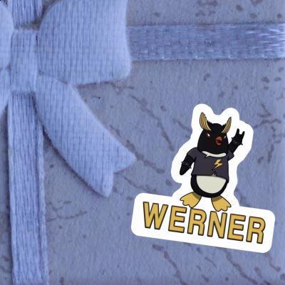 Sticker Werner Pinguin Laptop Image