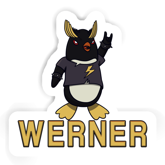 Sticker Rocking Penguin Werner Gift package Image