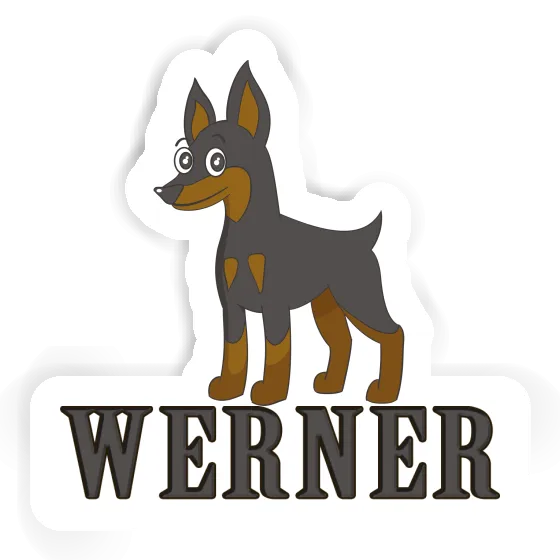 Werner Autocollant Pinscher Laptop Image