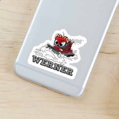 Werner Sticker Snow groomer Image