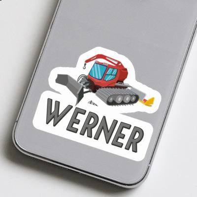 Sticker Snow Groomer Werner Image